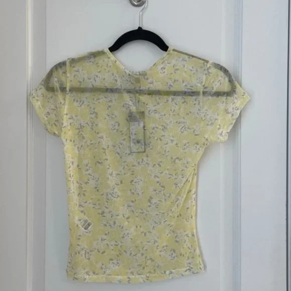 Sheer Floral Top - Picture 2 of 4